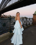 Maxi Dress Women's Flowing Silhouette with Layered Skirt | L&S - 1 - London-stylehouse.com