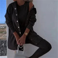 Lounge Set Women's Relaxed Fit Cardigan and Leggings | L&S - 5 - London-stylehouse.com