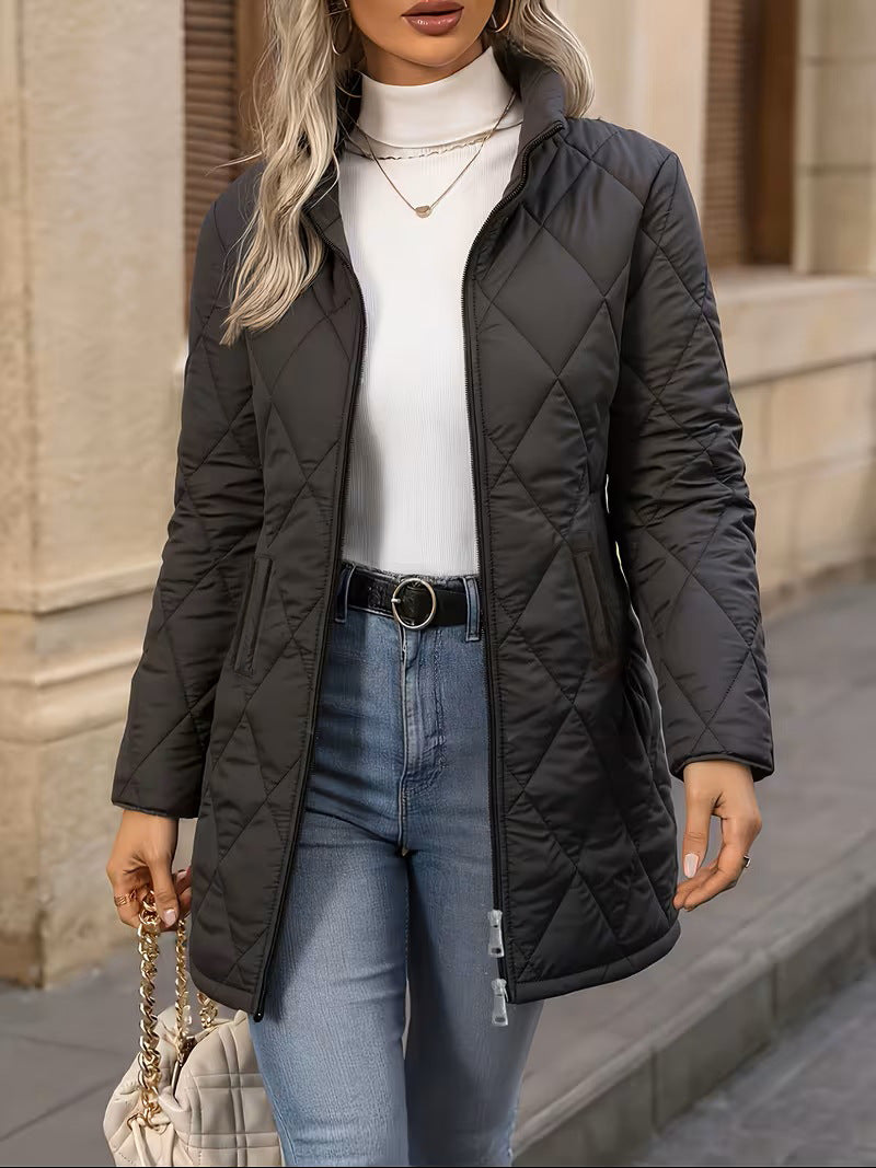 Quilted Coat Women's | Relaxed Fit for Everyday Comfort | L&S - 1 - London-stylehouse.com