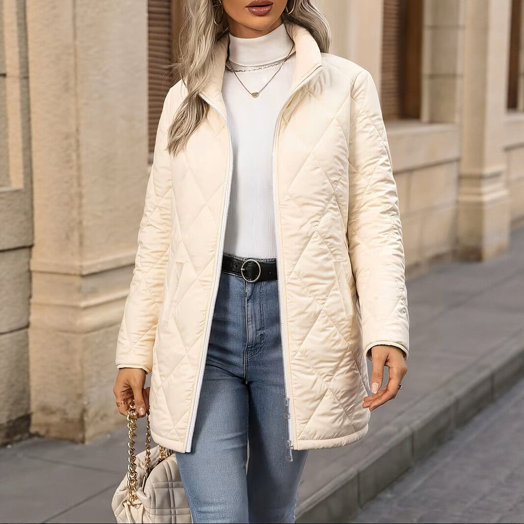 Quilted Coat Women's | Relaxed Fit for Everyday Comfort | L&S - 3 - London-stylehouse.com
