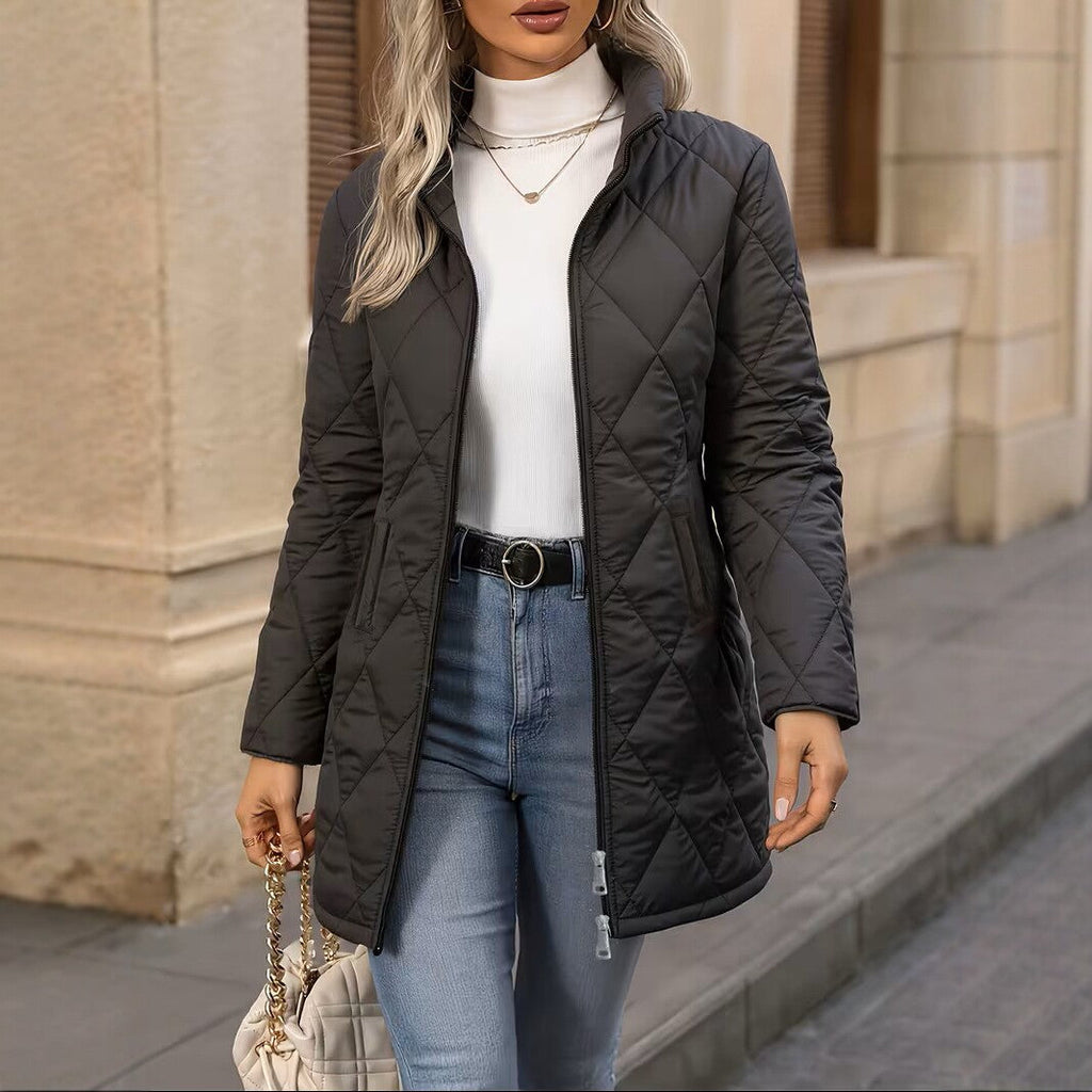 Quilted Coat Women's | Relaxed Fit for Everyday Comfort | L&S - 6 - London-stylehouse.com