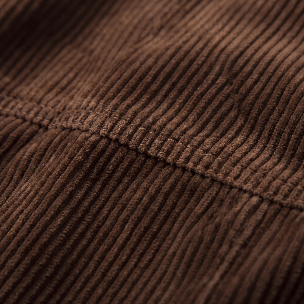 Men's Cord Jacket with Sherpa Collar and Pockets | L&S - 3 - London-stylehouse.com