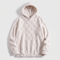 Hoodie Women's Relaxed Fit with Textured Design | L&S - 2 - London-stylehouse.com