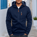 Hoodie Men’s Relaxed Fit with Zip Pockets | L&S - 1 - London-stylehouse.com