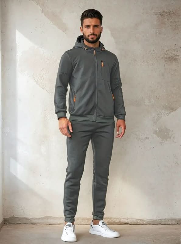 Hoodie Men’s Relaxed Fit with Zip Pockets | L&S - 8 - London-stylehouse.com