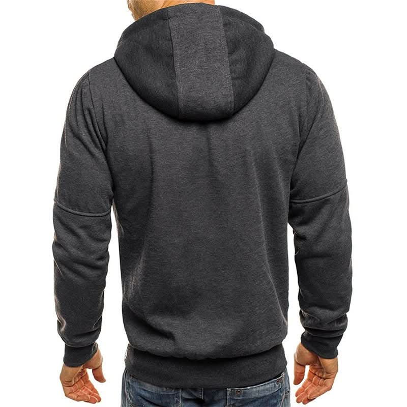 Hoodie Men’s Relaxed Fit with Zip Pockets | L&S - 15 - London-stylehouse.com