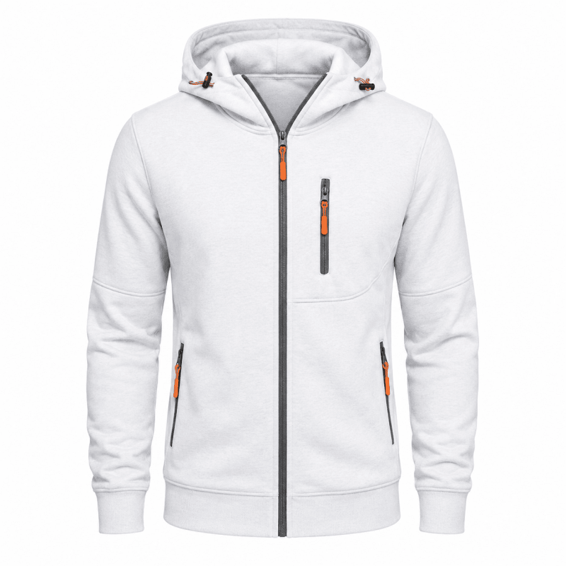 Hoodie Men’s Relaxed Fit with Zip Pockets | L&S - 16 - London-stylehouse.com