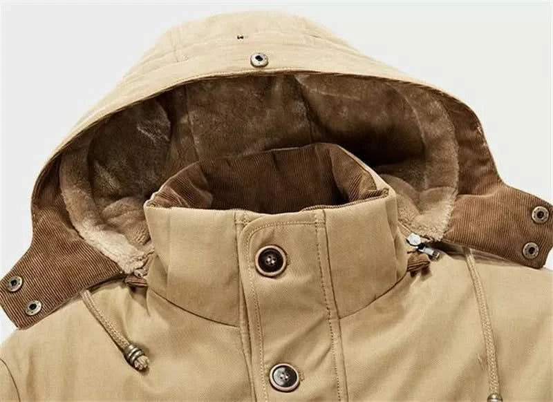 Men's Hooded Jacket with Functional Pockets and Relaxed Fit | L&S - 10 - London-stylehouse.com