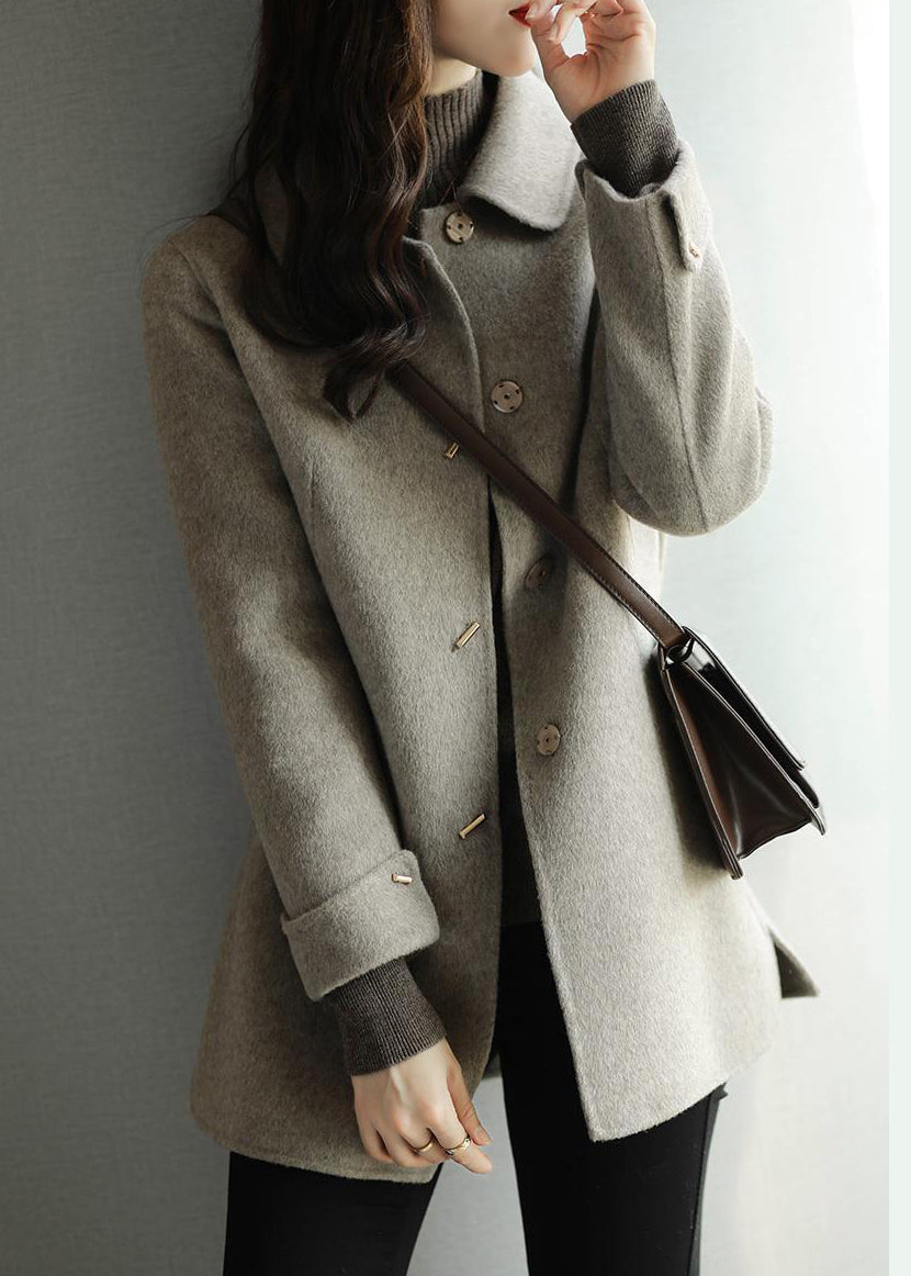 Coat Women's Tailored Look with Elegant Button Details | L&S - 4 - London-stylehouse.com