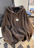 Hoodie Jumper Women's Oversized Style with Button Detail | L&S - 1 - London-stylehouse.com