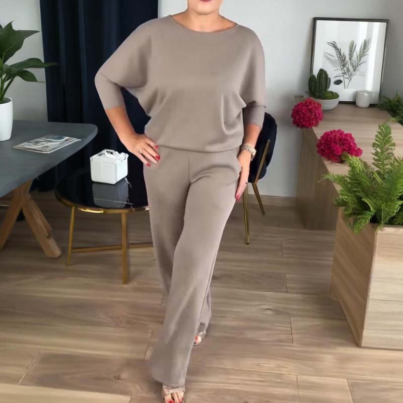 Lounge Set Women's Relaxed Fit with Cardigan | L&S - 1 - London-stylehouse.com