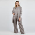 Lounge Set Women's Relaxed Fit with Cardigan | L&S - 7 - London-stylehouse.com