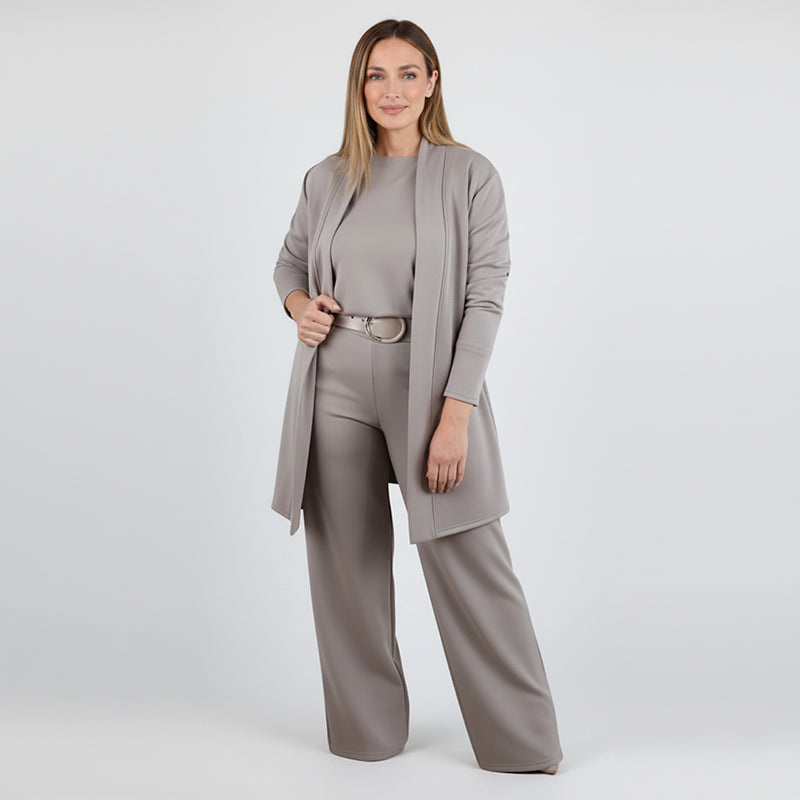 Lounge Set Women's Relaxed Fit with Cardigan | L&S - 7 - London-stylehouse.com