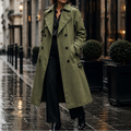 Trench Coat Women's Double-Breasted with Belted Waist | L&S - 12 - London-stylehouse.com