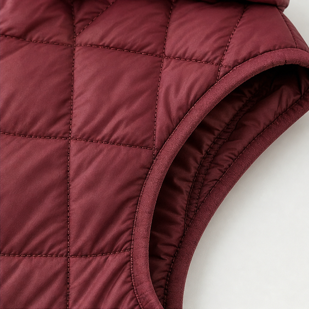Women's Quilted Gilet with Hood and Pockets | L&S - 8 - London-stylehouse.com