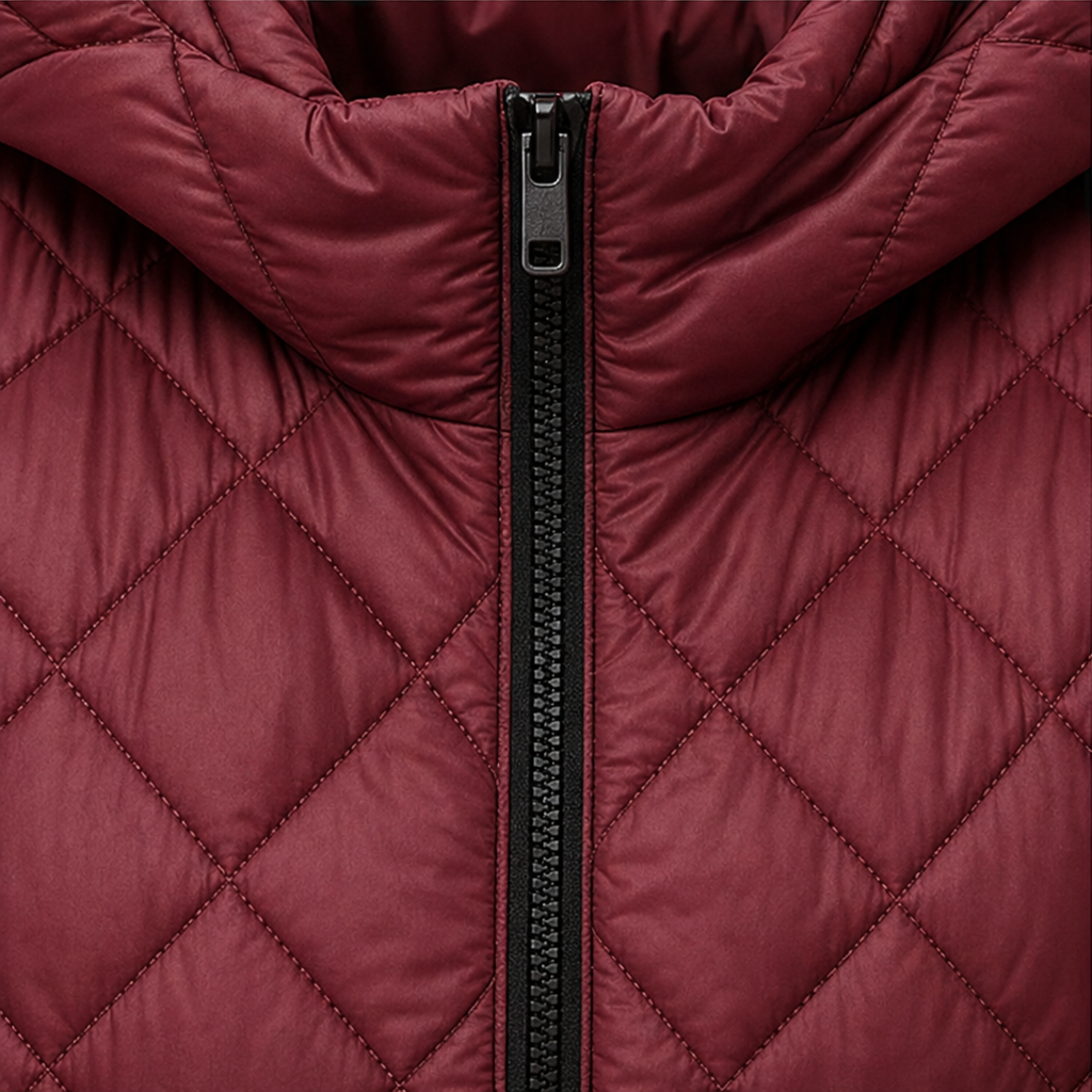 Women's Quilted Gilet with Hood and Pockets | L&S - 9 - London-stylehouse.com