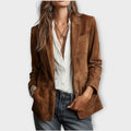 Blazer Women's Tailored Fit with Structured Design | L&S - 1 - London-stylehouse.com