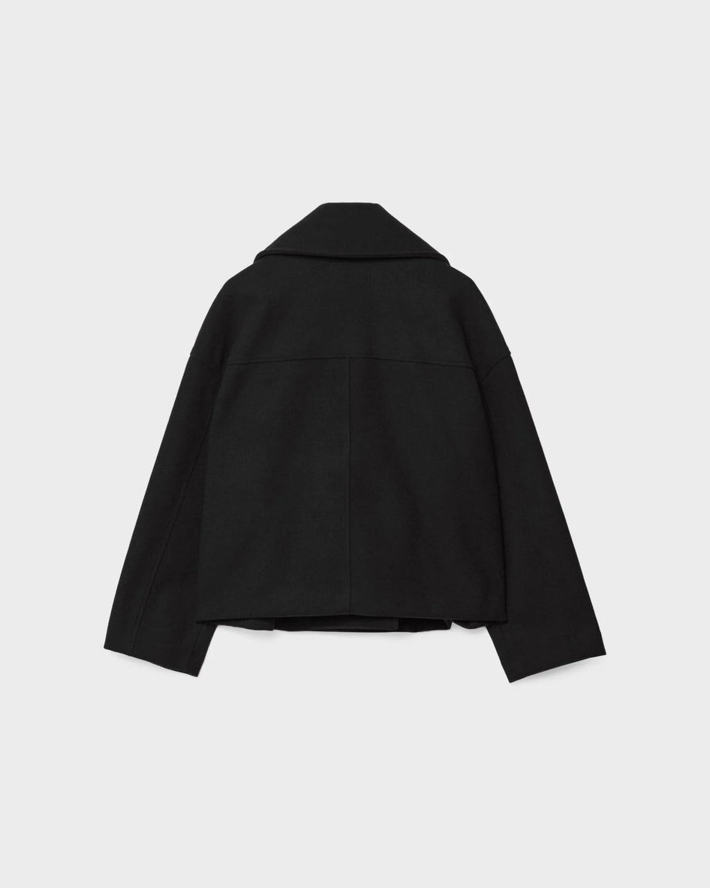 Jacket Women's Cropped Double-Breasted Design with Wide Lapels | L&S - 5 - London-stylehouse.com