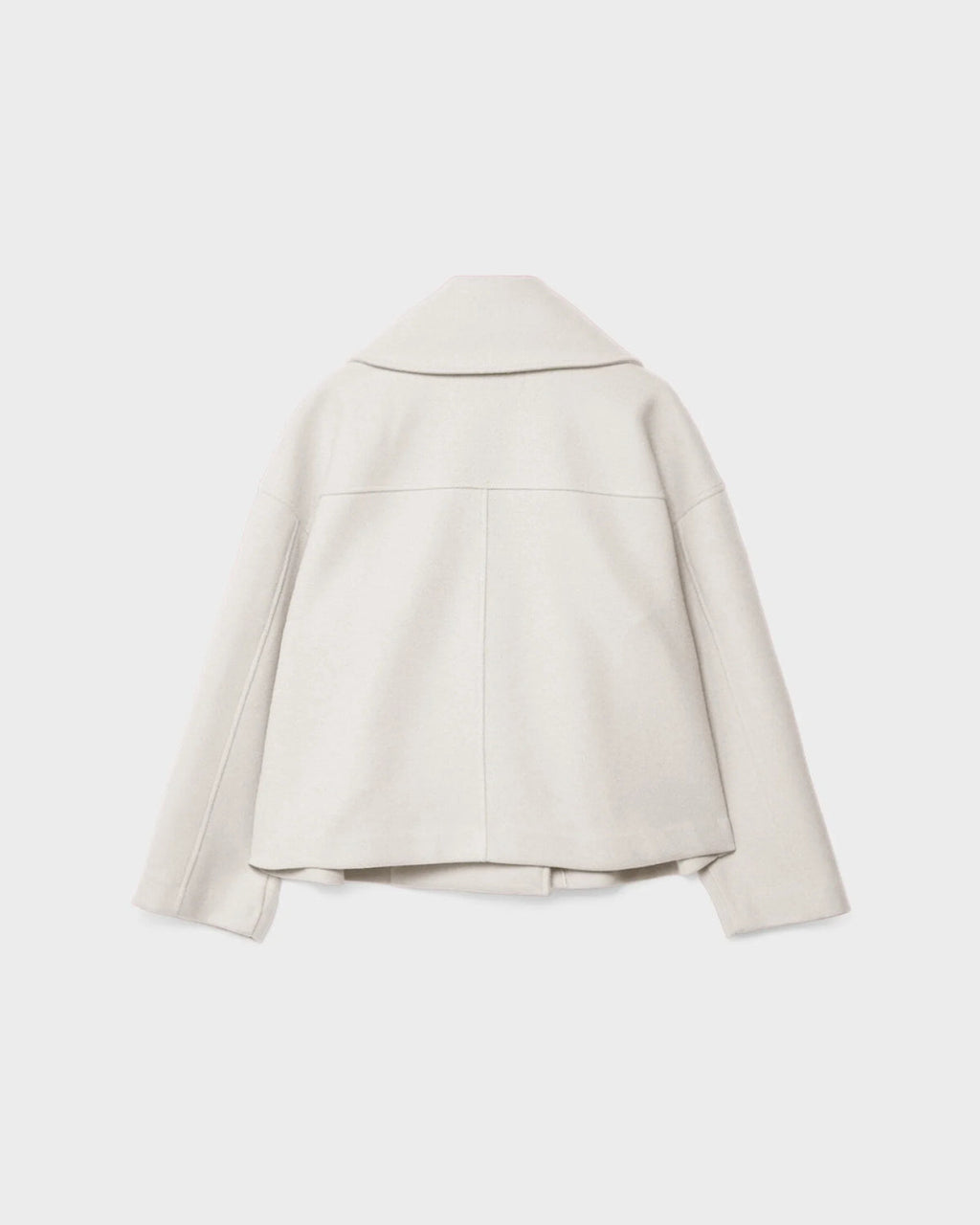 Jacket Women's Cropped Double-Breasted Design with Wide Lapels | L&S - 8 - London-stylehouse.com