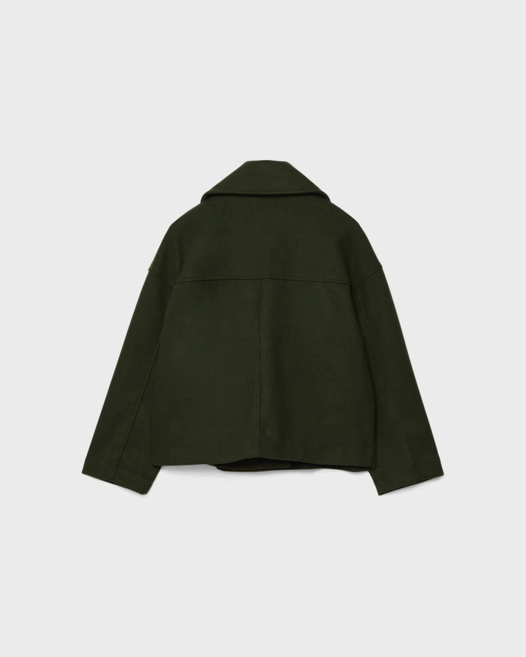 Jacket Women's Cropped Double-Breasted Design with Wide Lapels | L&S - 13 - London-stylehouse.com