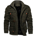 Men's Jacket – Military Style with Adjustable Waist and Functional Pockets | L&S - 1 - London-stylehouse.com
