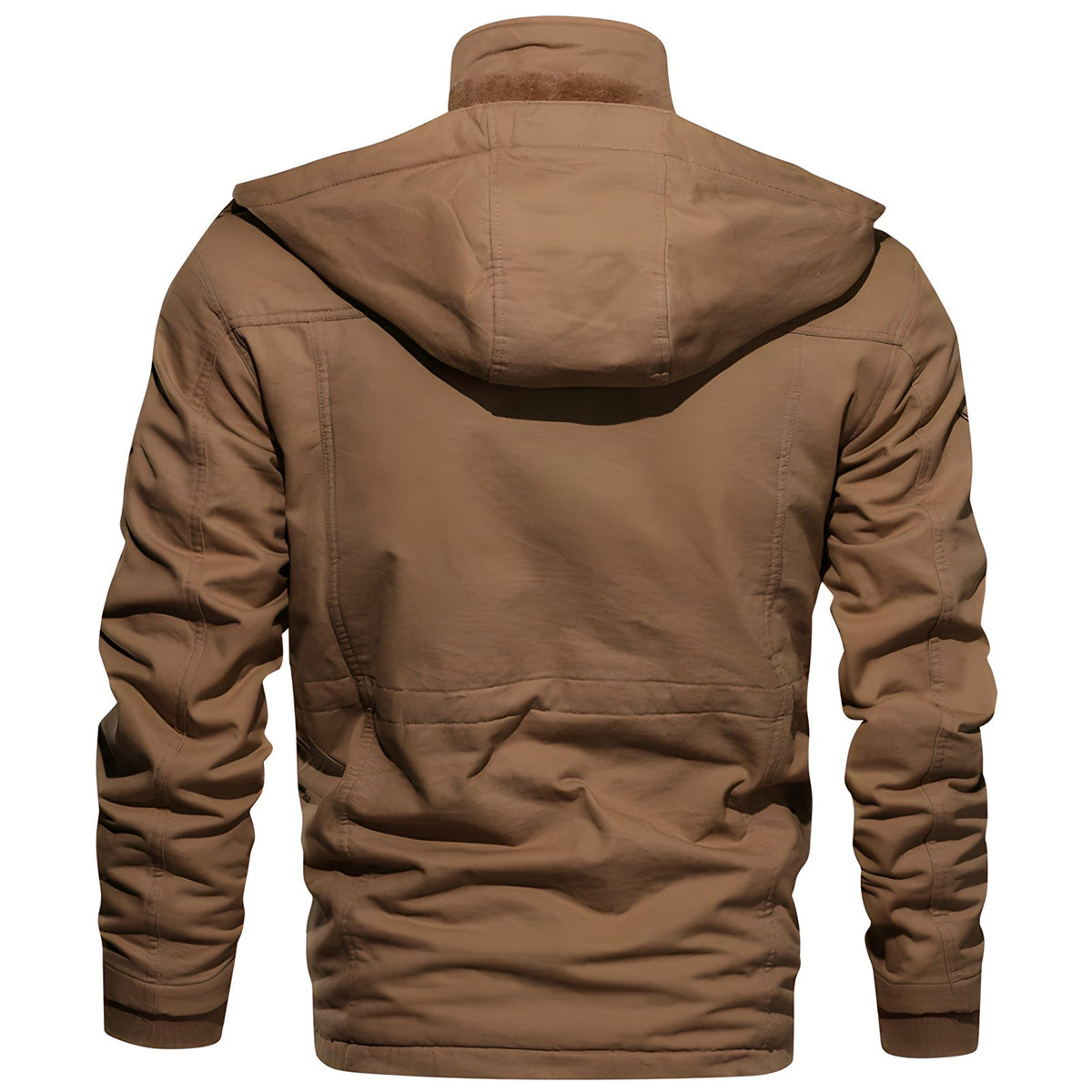 Men's Jacket – Military Style with Adjustable Waist and Functional Pockets | L&S - 6 - London-stylehouse.com