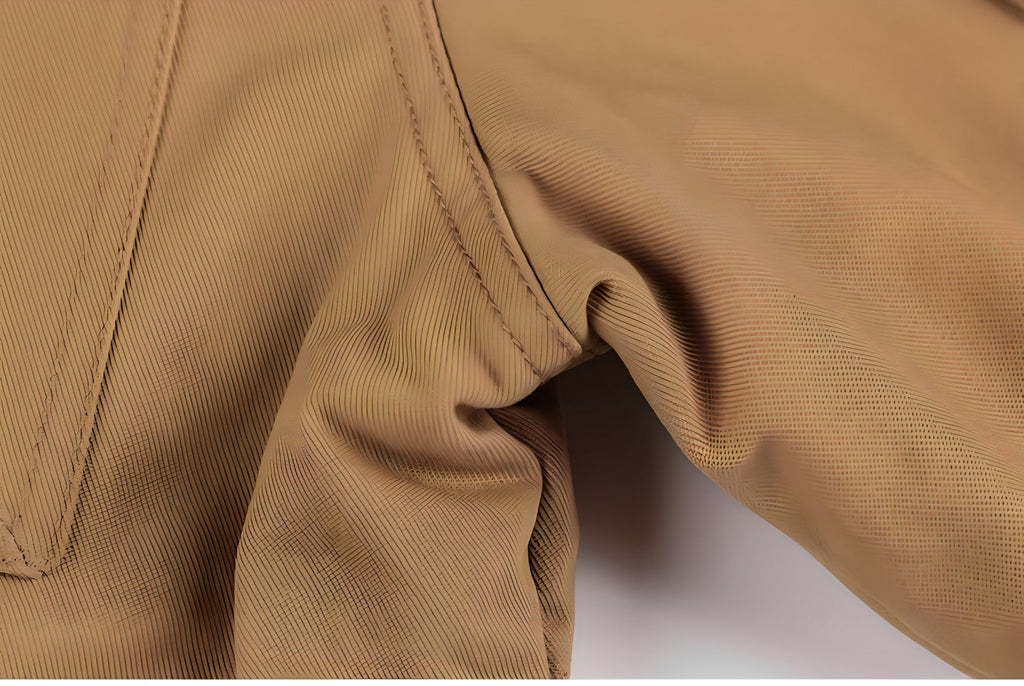 Men's Jacket – Military Style with Adjustable Waist and Functional Pockets | L&S - 12 - London-stylehouse.com