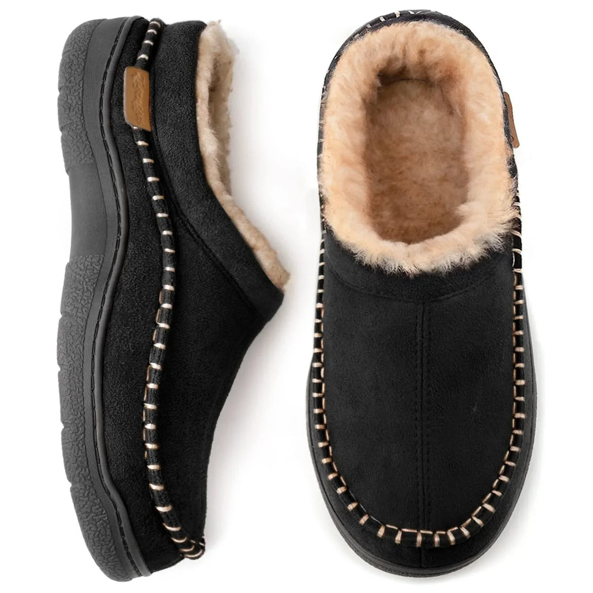 Men's Slippers – Classic Comfort with Soft Interior | L&S - 3 - London-stylehouse.com