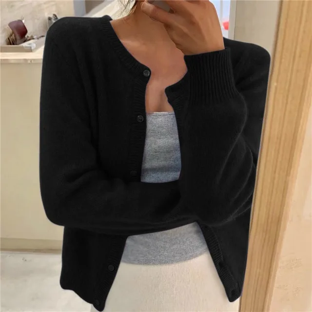 Women's Cardigan – Relaxed Fit & Classic Design | L&S - 2 - London-stylehouse.com