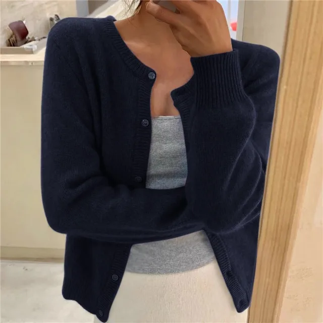 Women's Cardigan – Relaxed Fit & Classic Design | L&S - 6 - London-stylehouse.com