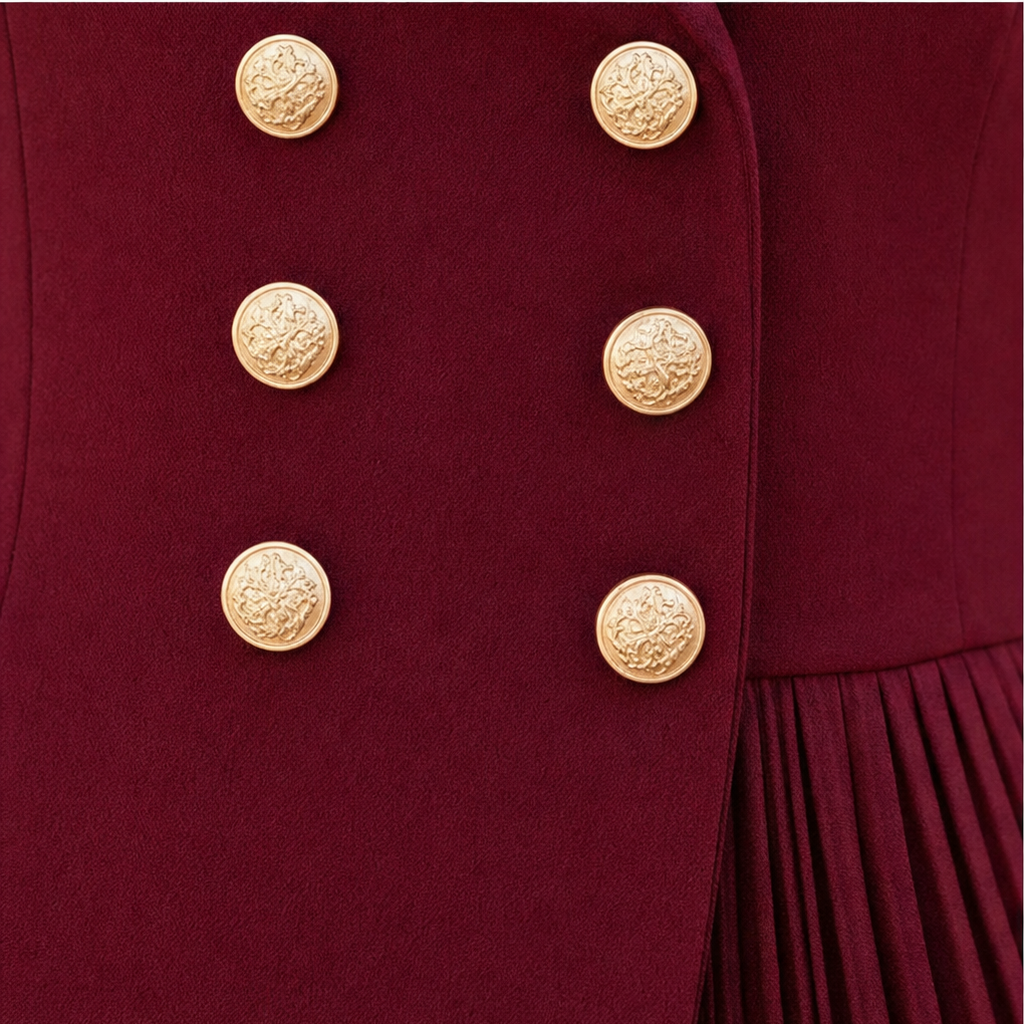 Dress for Women with Tailored Blazer Style and Pleated Skirt | L&S - 9 - London-stylehouse.com