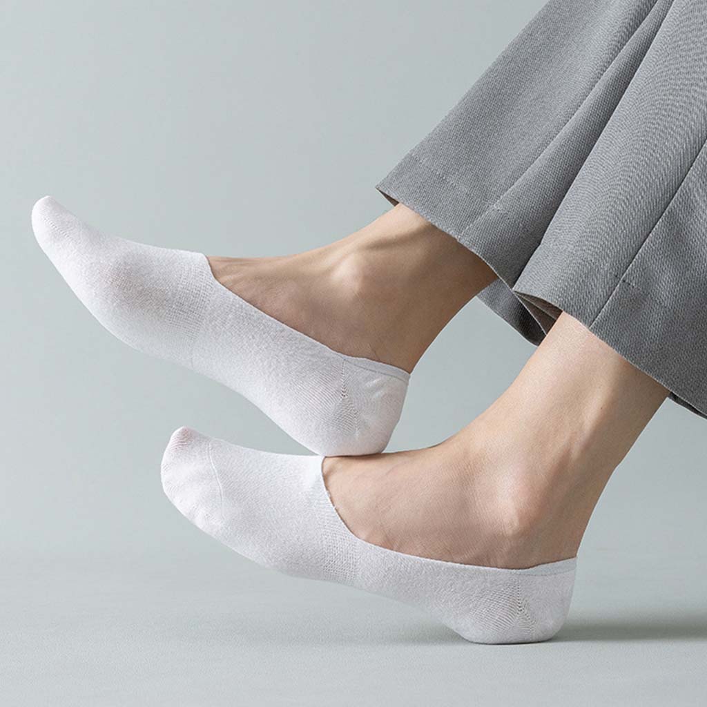 Men's Invisible No-Slip Socks with Secure Fit | L&S - 4 - London-stylehouse.com