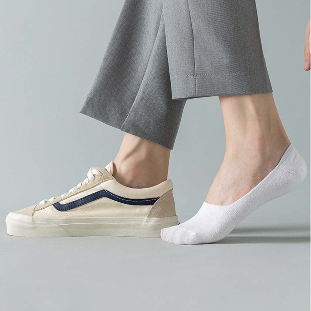Men's Invisible No-Slip Socks with Secure Fit | L&S - 5 - London-stylehouse.com
