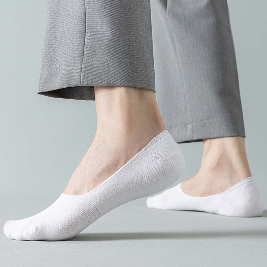 Men's Invisible No-Slip Socks with Secure Fit | L&S - 7 - London-stylehouse.com