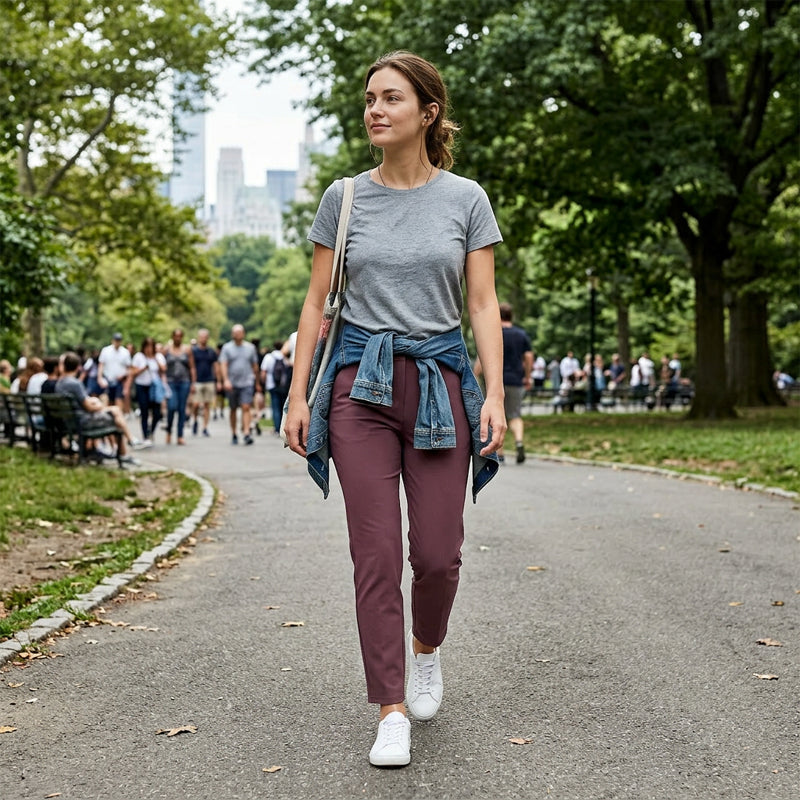 Women's Tailored Trousers with Sleek Silhouette | L&S - 6 - London-stylehouse.com