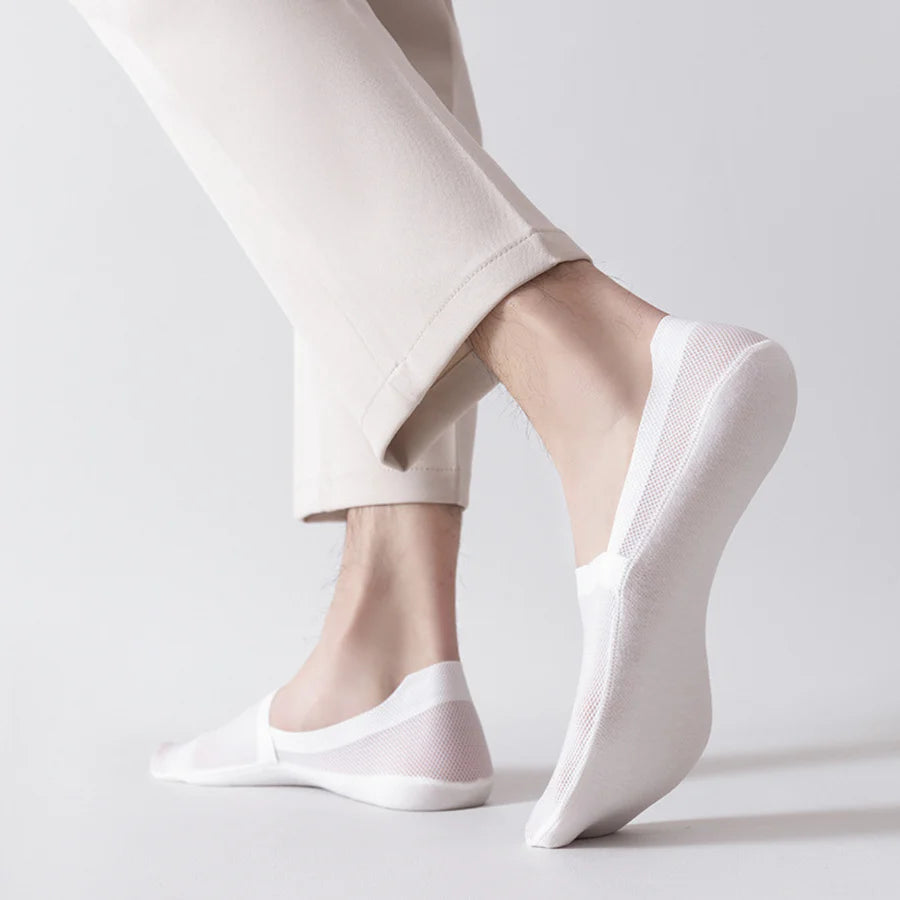Men's Low Cut Socks with Breathable Design | L&S - 2 - London-stylehouse.com