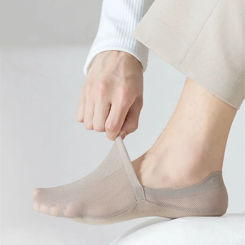 Men's Low Cut Socks with Breathable Design | L&S - 5 - London-stylehouse.com
