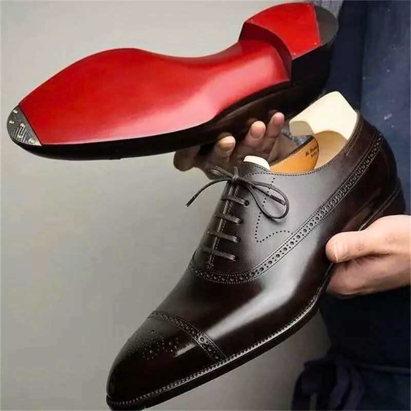 J&B Men's Classic Oxford Shoes with Refined Details and Timeless Style - 3 - London-stylehouse.com
