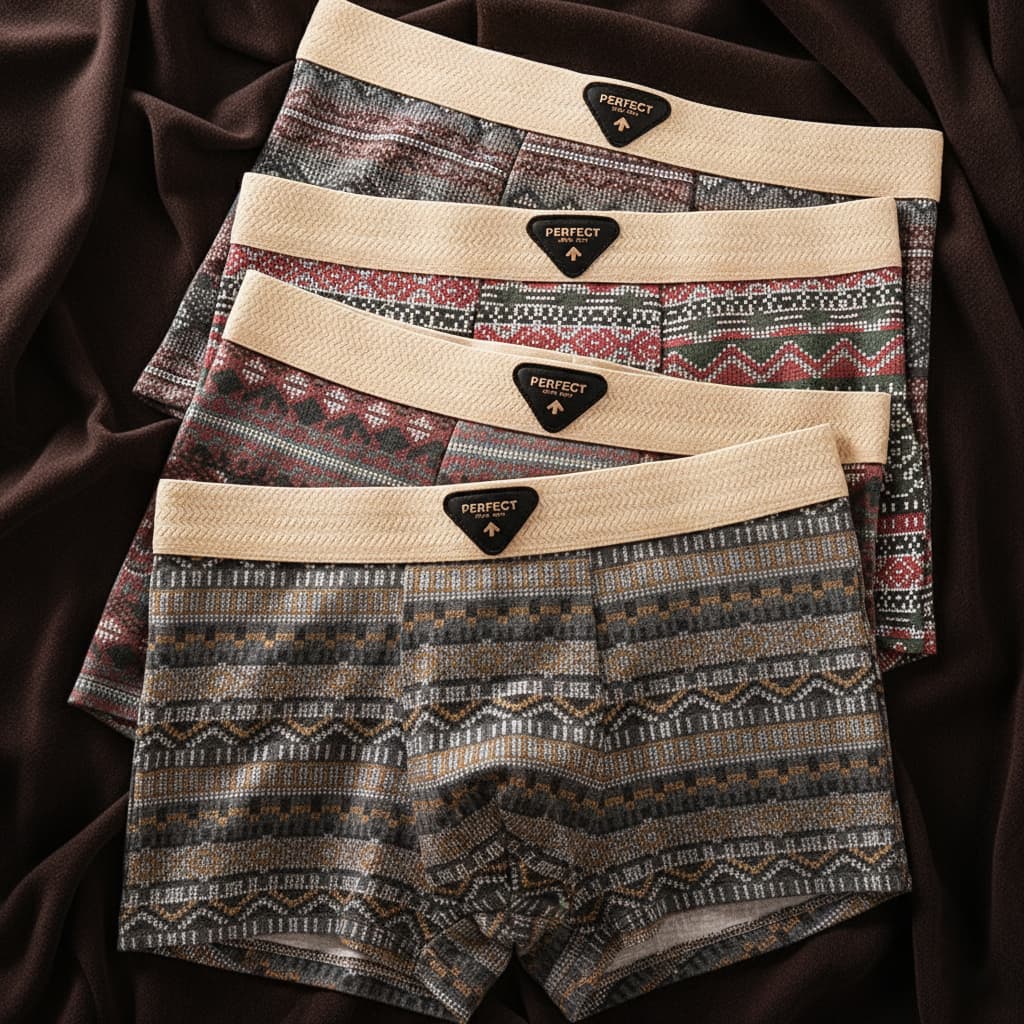 Men's Boxershorts Set with Stylish Patterns | L&S - 1 - London-stylehouse.com