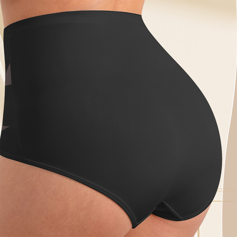 Women's High-Waisted Shapewear Briefs with Tummy Control | L&S - 5 - London-stylehouse.com