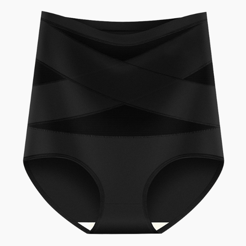 Women's High-Waisted Shapewear Briefs with Tummy Control | L&S - 7 - London-stylehouse.com