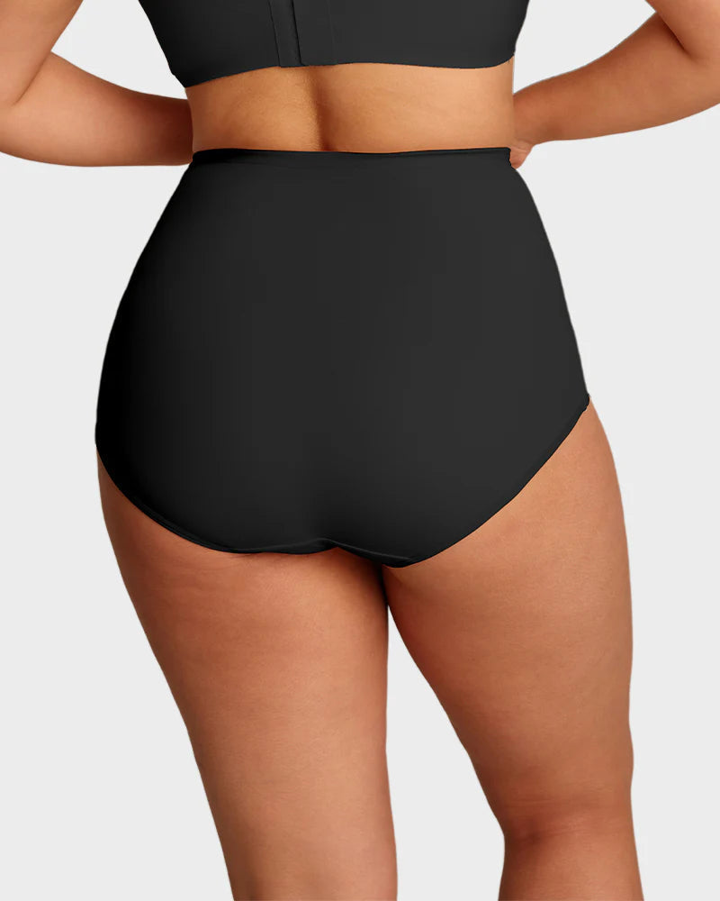 Women's High-Waisted Shapewear Briefs with Tummy Control | L&S - 10 - London-stylehouse.com