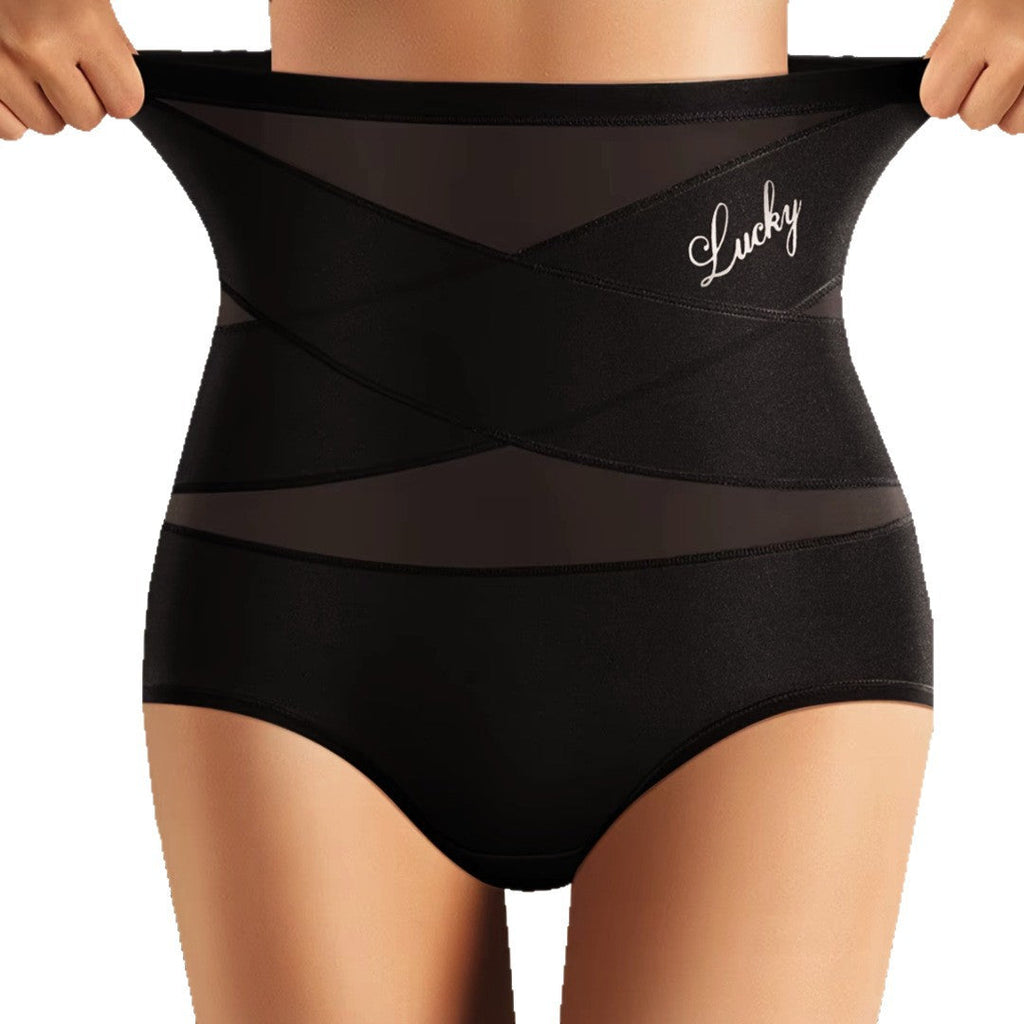 Women's High-Waisted Shapewear Briefs with Tummy Control | L&S - 11 - London-stylehouse.com