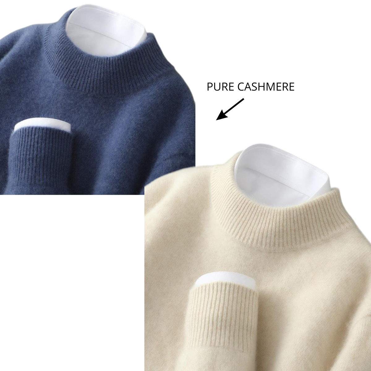 Sweater Men’s Relaxed Fit with Classic Crew Neck | L&S - 5 - London-stylehouse.com