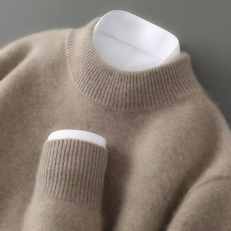 Sweater Men’s Relaxed Fit with Classic Crew Neck | L&S - 7 - London-stylehouse.com