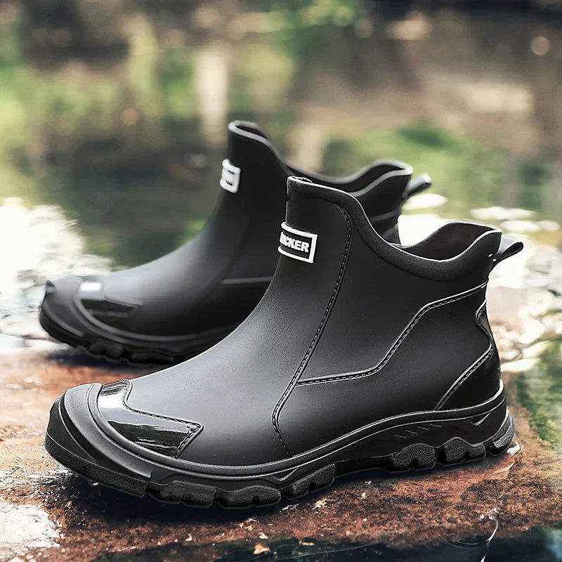 Men's Waterproof Boots with Sporty Design and Grip Sole | L&S - 4 - London-stylehouse.com