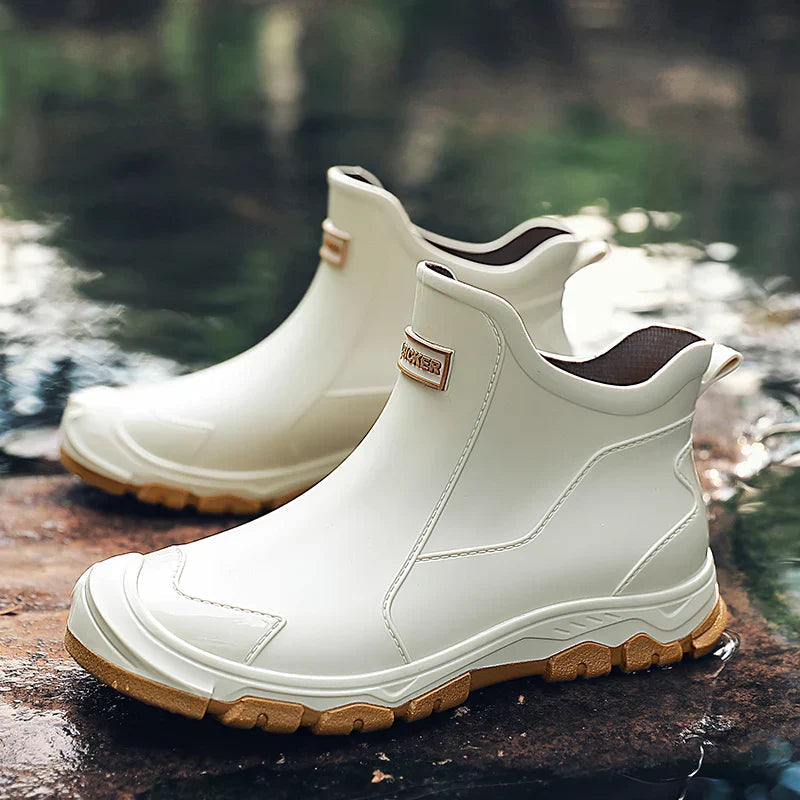 Men's Waterproof Boots with Sporty Design and Grip Sole | L&S - 5 - London-stylehouse.com