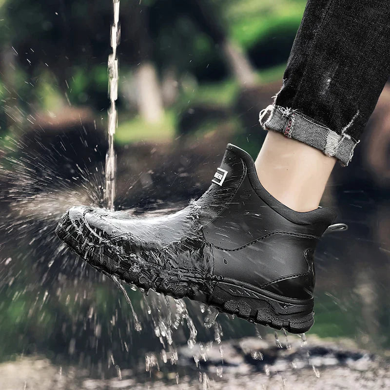 Men's Waterproof Boots with Sporty Design and Grip Sole | L&S - 6 - London-stylehouse.com