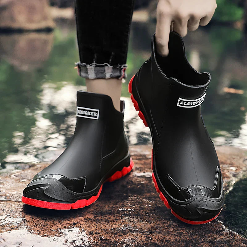 Men's Waterproof Boots with Sporty Design and Grip Sole | L&S - 7 - London-stylehouse.com