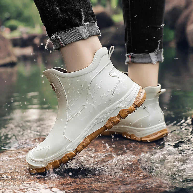 Men's Waterproof Boots with Sporty Design and Grip Sole | L&S - 8 - London-stylehouse.com